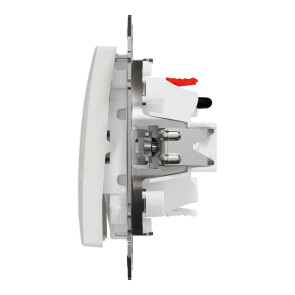 Выключатель для жалюзи 10А-250В, Белый, Sedna Design SDD111104 №3