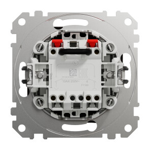 Выключатель для жалюзи 10А-250В, Венге, Sedna Design SDD181104 №2