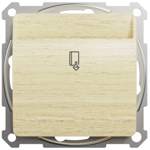 Карточный выключатель 10А-250В, Береза, Sedna Design SDD180121 №1