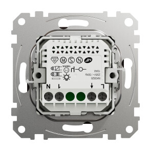 Датчик движения с кнопкой, 160град, 10А-230В, Венге, Sedna Design SDD181504 №2