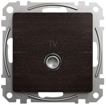 Розетка TV оконечная, 4дБ, Венге, Sedna Design SDD181471