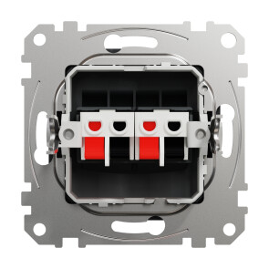 Аудиорозетка двойная, Черный, Sedna Design SDD114411 №2