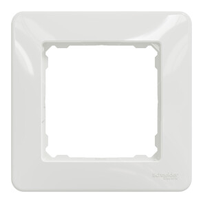 Рамка 1-постова, Білий, Sedna Design SDD311801 №1