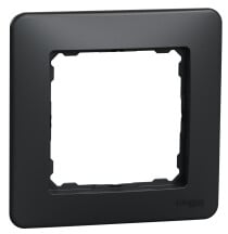 Рамка 1-постовая, Черный, Sedna Design SDD314801