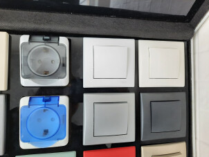 Одноклавишный кнопочный выключатель, Алюминий, Sedna SDN0700160 №6