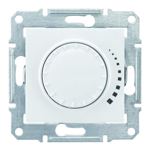 Светорегулятор поворотный индуктивный, 230 В, 60-325 Вт/ВА Белый, Sedna SDN2200421 №1