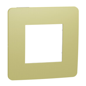 Рамка 1-постовая, Зеленое Яблоко/белый, Schneider Unica NEW Studio NU280211 №1