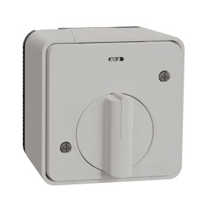 Таймер механический до 14 минут Mureva Styl, IP55, Белый, Schneider Electric MUR39067 №1