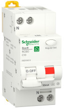 Дифференциальный автомат 6kA 1P+N 10A C 30mA, Resi9 Schneider Electric R9D55610