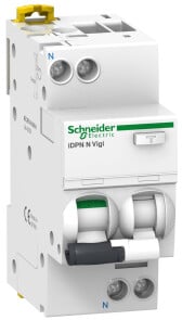 Дифференциальный автоматический выключатель iDPN VIGI 1P+N 6кА 20A B А 100мA Schneider Electric A9D60620 №1