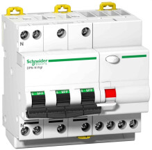 Диференційний автоматичний вимикач iDPN N VIGI 3P+N 6кА 10A B АС 30мA Schneider Electric A9D55710