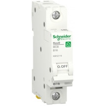 Автоматичний вимикач 6kA 1P 16A В, Resi9 Schneider Electric R9F02116