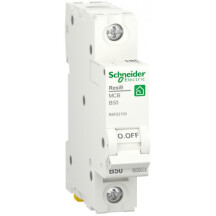 Автоматичний вимикач 6kA 1P 50A В, Resi9 Schneider Electric R9F02150
