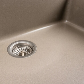 Гранітна мийка для кухні PLATINUM 7945 PARUANA матовий Титан №5