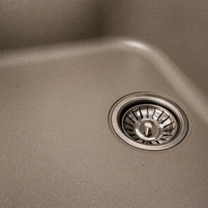 Гранітна мийка для кухні PLATINUM 7950 EQUATORIA матовий Титан №5