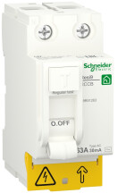 Пристрій захисного відключення 2P 63A 30mA АС, Resi9 Schneider Electric R9R51263