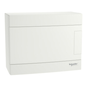 Щит пластиковый Easy9 EU, навесной, 1 ряд 8 модулей, белые двери, Schneider Electric EZ9EUD108 №1