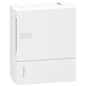 Щит Resi9 MP 1ряд/6 модулів, навісний, білі дверцята Schneider Electric MIP12106 №1