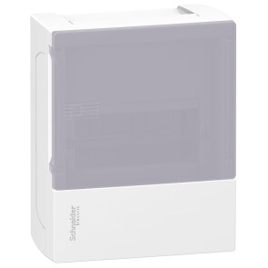 Щит Resi9 MP 1ряд/6 модулів, навісний, сірі дверцята Schneider Electric MIP12106T №1