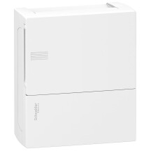 Щит Resi9 MP 1ряд/8 модулів, навісний, білі дверцята Schneider Electric MIP12108