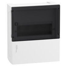 Щит Resi9 MP 1ряд/8 модулей, навесной, дымчатые двери Schneider Electric MIP12108S