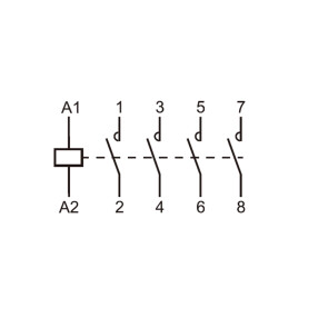 Контактор OCT, 4P, 4NO, 40A, 230В Tervix Pro Line №4