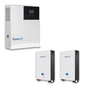 Система автономного живлення Tervix BANKA 10,2 кВтг - інвертор 5кВ + акумулятор 51,2В 100 Аг (2 шт) №1