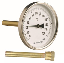 Термометр Bith 63/45 0-120С 1/2" акс.