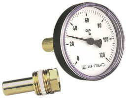 Термометр пластиковий BiTh 63/45 0-120С 1/2" акс.