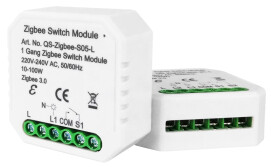 Розумний вимикач Tervix Pro Line ZigBee Switch (1 клавіша), без нуля