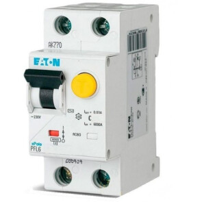 Eaton Диференціальний автоматичний вимикач PFL 6-32/1N/C/003 №1