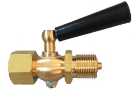 3-ход. запорный кран для манометра (муфта-штуцер) Tervix Pro Line M1 Valve PN 16, 1/2"х1/2"