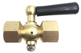 3-ход. запірний кран для манометра (муфта-муфта) Tervix Pro Line M2 Valve PN 16, 1/2"х1/2"