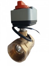 2-ходовий кульовий клапан н/в 1 1/2" DN40 з електроприводом Tervix Pro Line ORC 2