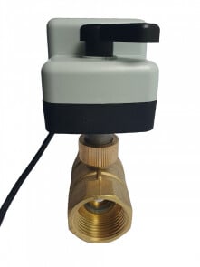 2-ходовий кульовий клапан н/в 2" DN50 з самозворотним електроприводом Tervix Pro Line ZERG №4
