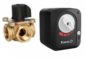 Комплект клапану TOR, DN25, Rp 1" та електричного приводу AZOG Tervix
