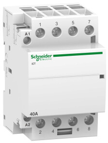 Контактор 40A 4НЗ 220/240В ~50Гц Schneider Electric A9C20847 №1