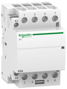 Контактор 63A 4НВ 24В ~50Гц Schneider Electric A9C20164 №1