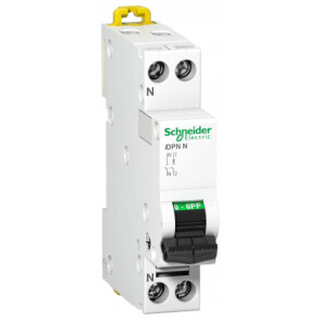 Автоматичний вимикач iDPN N 6кА 6A C Schneider Electric A9N21555 №1