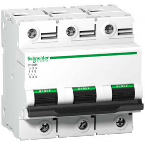 Автоматический выключатель C120H 3P 80A B Schneider Electric A9N18424 №1