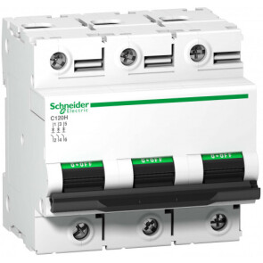 Автоматический выключатель C120H 3P 100A B Schneider Electric A9N18425 №1