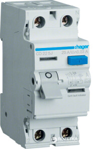 Hager ПЗВ 2P 25A 30mA A №1