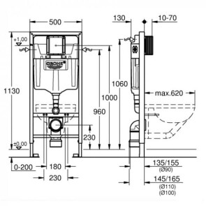 Система інсталяції для унітазу 3 в 1 Grohe Rapid SL 39501000 №5