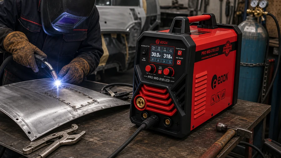 Edon PRO MIG 318 LCD для кузовных работ и ремонта авто